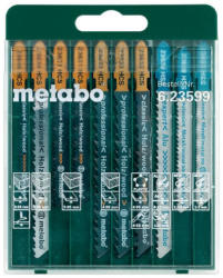 Metabo 10 részes dekopír furészlap készlet fához, fémhez és muanyaghoz (623599000) - hardtools