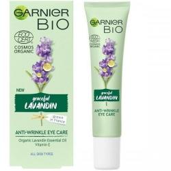 Garnier Bio Lavandin Anti-Age Eye Care - Био околоочен крем против стареене с лавандула от серията "Garnier Bio" 15мл