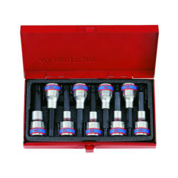  King Tony 1/2" Torx bitfej készlet 80mm 9 részes (4119PR) (4119PR) - hardtools