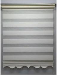  Rakott sávos roló, dupla roló, zebra roló, 95×200 cm, fehér