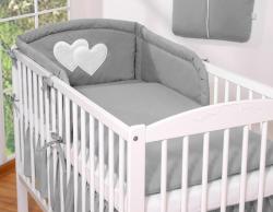 BabyLion 3 részes ágyneműhuzat szett - HH - Sötétszürke