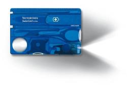 Victorinox Card multifunctional VICTORINOX Swiss Card Lite, albastru transparent, 6 functii (AGC.0.7322.T2)