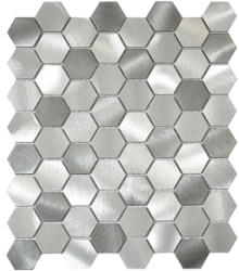 INTERMATEX Mozaic gri metalizat Alpha Silver 24.5x28.3 cm (IMTX-Alpha Silver)