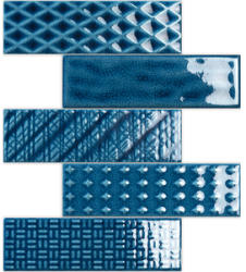 INTERMATEX Mozaic albastru din ceramica portelanata Tech Atelier Bleu 20.3x31.5 cm (IMTX-Tech Atelier Bleu)