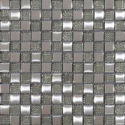 INTERMATEX Mozaic gri metalizat din sticla Elegance Armour 30x30 cm (IMTX-Elegance Armour)