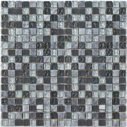 INTERMATEX Mozaic negru din sticla si marmura Lagos Negro 30x30 cm (IMTX-Lagos Negro)
