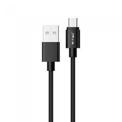V-TAC Cablu micro USB 1m platinum editon - negru (SKU-8488)