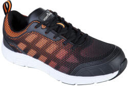 Portwest FT15 Steelite Tove Trainer S1P Fekete/Narancs - 38 (PW-FT15BKO38) - megatool