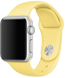 4wrist Curea de silicon pentru Apple Watch - Yellow 38/40/41 mm- S/M
