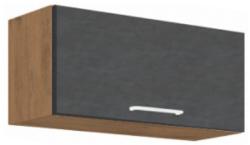 TEMPO KONDELA Dulap superior, stejar lancelot/gri mat, VEGA 80 GU-36 1F