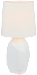TEMPO KONDELA Lampă ceramică de masă, alb, QENNY TYP 1 AT15556