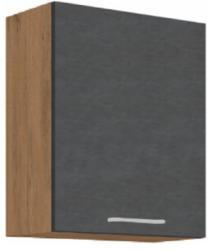 TEMPO KONDELA Dulap superior, stejar lancelot/gri mat, VEGA 60 G-72 1F