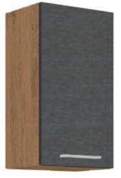 TEMPO KONDELA Dulap superior, stejar lancelot/gri mat, VEGA 40 G-72 1F