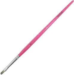 NANI Pensulă NANI pentru gel, mărimea 2 - Glitter Pink