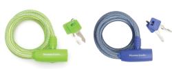 Master Lock Antifurt Master Lock cablu spiralat cu cheie 1.80m x 8 mm - diverse culori