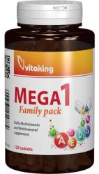 Vitaking Multivitamina cu minerale Mega 1 cu folat natural, 120 cpr, Vitaking