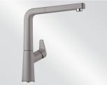 BLANCO AVONA-S SILGRANIT® alumetál színű HD álló egykaros konyhai mosogató csaptelep kihúzható zuhanyfejjel, 190 fokban elforgatható kifolyó, 521279 (521279)