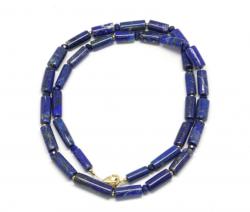 Colier Lapis Lazuli Tub - 11-14 x 5-6 mm - Accesorii Gold Filled