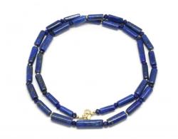  Colier Lapis Lazuli Tub - 10-18 x 4-5 mm - Accesorii Gold Filled