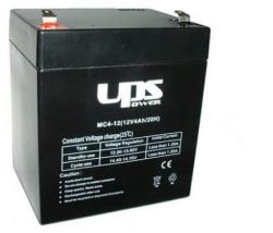 Zselés Akkumulátor Akku UPS Power 12V 4Ah zselés akkumulátor (MC4-12) - bestbyte