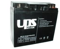 Zselés Akkumulátor Akku UPS Power 12V 18Ah zselés akkumulátor (MC18-12) - bestbyte