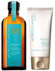 Moroccanoil Treatment & Hand Cream Duo ulei pentru toate tipurile de păr 100 ml + 75 ml - brasty