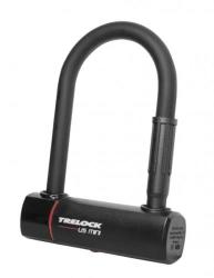 TRELOCK U5 Mini U-lakat 140x83x15 mm, vázkonzollal, fekete