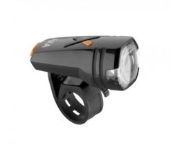 AXA - Lumini bicicleta fata (far fata) Greenline, 30 lux USB, 1 led - negru (93938295SB) - trisport