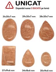  Cabochon Amazonit Rosu de Forma Oval - Picatura - Dreptunghi - 20-31 x 14-20 x 6-7 mm