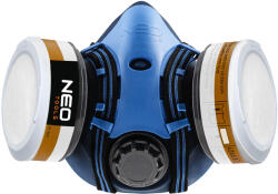 NEO TOOLS szilikon félálarc készlet 2 db A1P2 szűrővel 97-353 (97-353)
