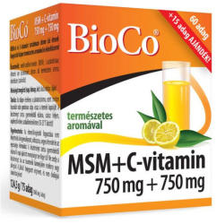 BioCo MSM+C-vitamin italpor 750mg+750mg - 75 adag - egeszsegpatika