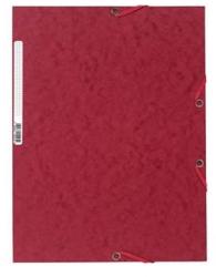 Exacompta A4 prespán cseresznyepiros gumis mappa (P2110-0582) - bestbyte