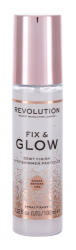 Makeup Revolution London Fix & Glow Dewy Finish spray fixator 100 ml pentru femei