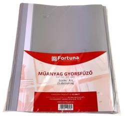 Fortuna Gyorsfűzõ FORTUNA műanyag szürke 25 db/csomag (FO00094) - tonerpiac