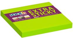 STICK N Öntapadó jegyzettömb STICK`N extra erõs 76x76mm neon zöld 90 lap (21672) - tonerpiac