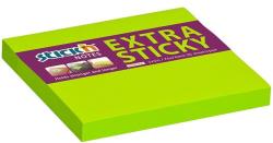 STICK N Öntapadó jegyzettömb STICK`N extra erõs 76x76mm neon zöld 90 lap (21672)