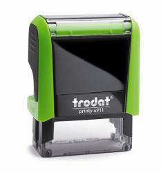 TRODAT Bélyegzõ TRODAT Printy 4.0 4911 almazöld ház fekete párna (4911Z/F) - tonerpiac