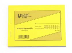 Vectra-line Nyomtatvány szabadságengedély VECTRA-LINE 50x2 vegykezelt - tonerpiac