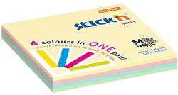 STICK N Öntapadós jegyzettömb STICK`N 76x76mm pasztell magic pad 100 lap (21574) - tonerpiac