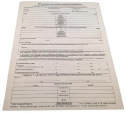Nyomtatvány adásvételi szerzõdés személygépkocsihoz A/4 4 példányos új (1 csomag tartalma 100 darab)