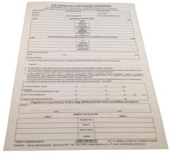 VECTRALINE Nyomtatvány adásvételi szerzõdés személygépkocsihoz VECTRALINE A/4 4 példányos (1 csomag tartalma 100 darab)