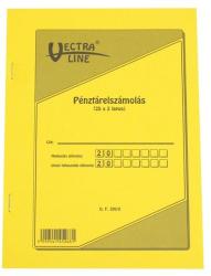 Vectra-line Nyomtatvány pénztárelszámolás VECTRA-LINE A/5 25x2 lapos (1 csomag tartalma 10 darab)