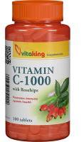 Vitaking Vitamina c 1000mg cu macese 100cpr VITAKING