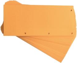 Oxford Separatoare carton pentru biblioraft, 190g/mp, 105 x 240 mm, 60/set, OXFORD Duo - orange (OX-400014013) - birotica-asp