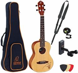 Ortega Guitars RU5-TE Deluxe SET Ukulele tenor Natural