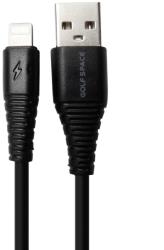  Cablu date/incarcare Golf Space SL01, Lightning la USB, 1m lungime, negru