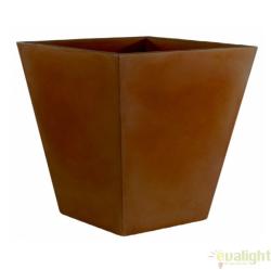 Vondom Ghiveci plante, flori design decorativ modern pentru amenajari interioare si exterioare, SQUARE CONE POT 41180R Vondom (41180R VD)