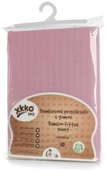 Xkko - Cearceaf cu elastic din bambus 60x120 cm Roz XKKO (XKK_BMBSH6002)