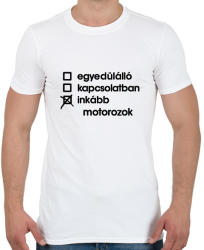printfashion inkább - Férfi póló - Fehér (2908127)