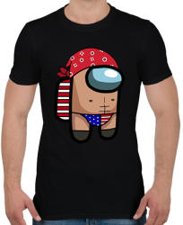 printfashion Among us: Ricardo - Férfi póló - Fekete (2947323)